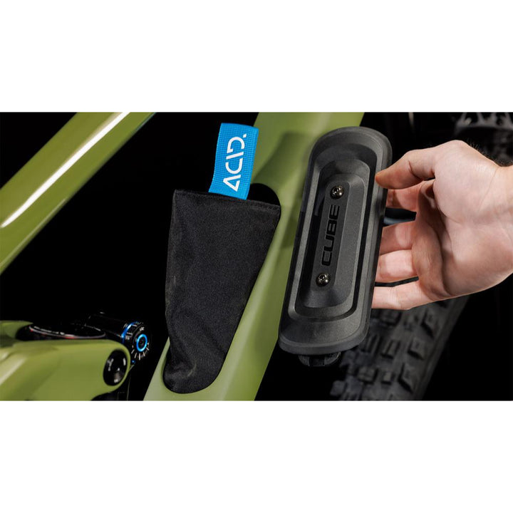 BICICLETA CUBE STEREO ONE55 C:62 TM 29 OLIVE´N´CHROME