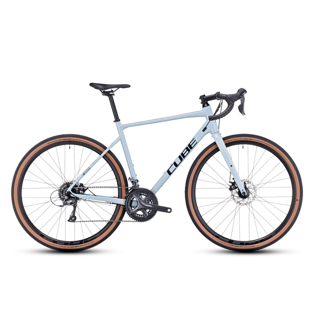 BICICLETA CUBE NUROAD SKYGREY N BLACK Becycling