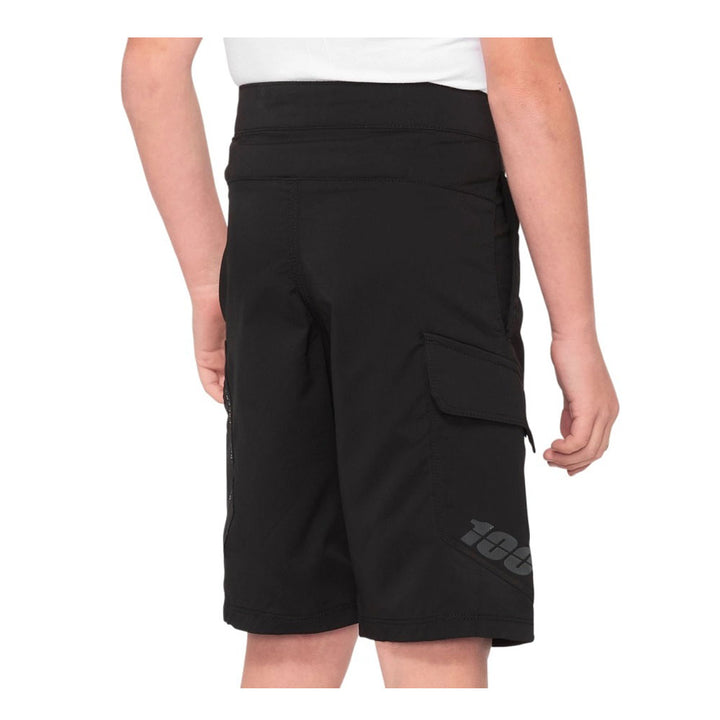 SHORT 100% RIDECAMP YOUTH BLACK