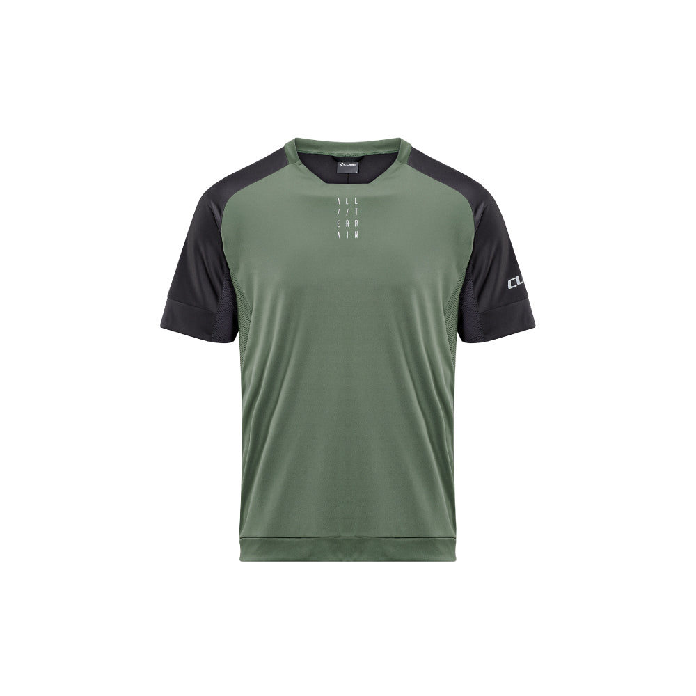 JERSEY CUBE ATX ROUND NECK S/S OLIVE´N´GREY