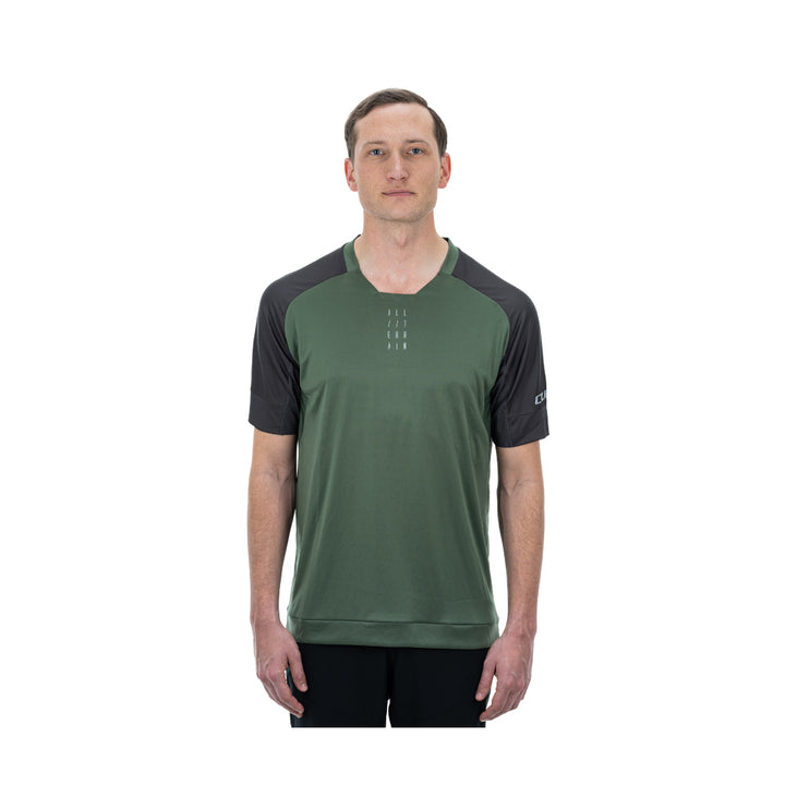 JERSEY CUBE ATX ROUND NECK S/S OLIVE´N´GREY