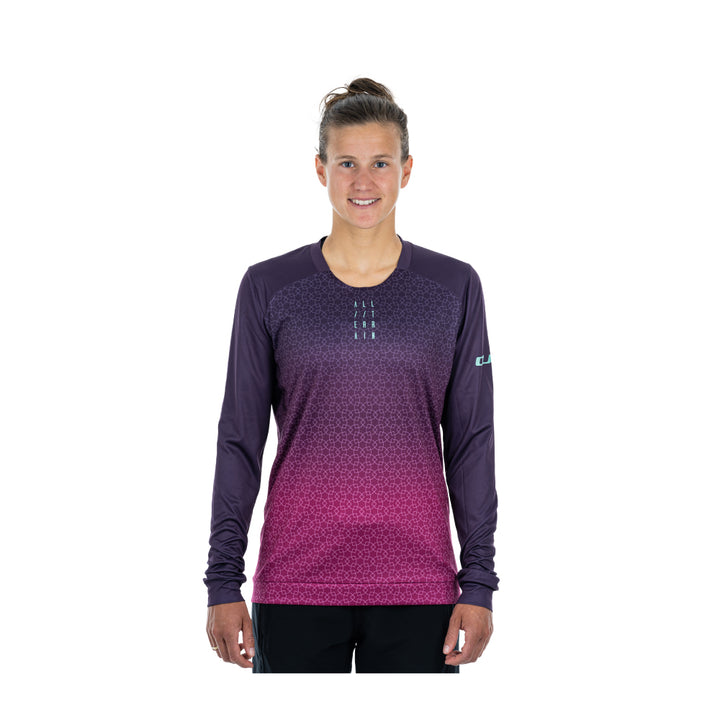 JERSEY CUBE ATX WS ROUND NECK L/S VIOLET