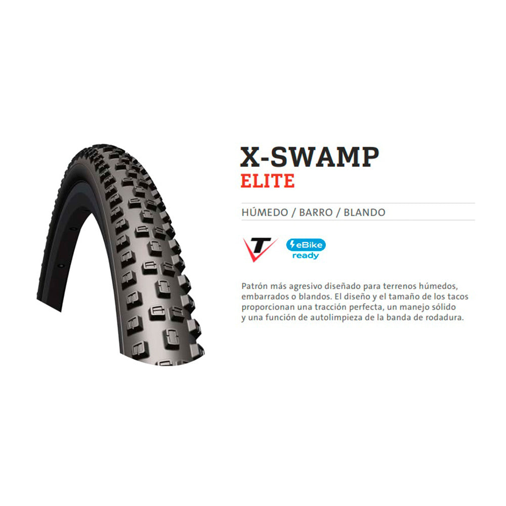 NEUMÁTICO X-SWAMP ELITE TUBELESS SUPRA 700X33C