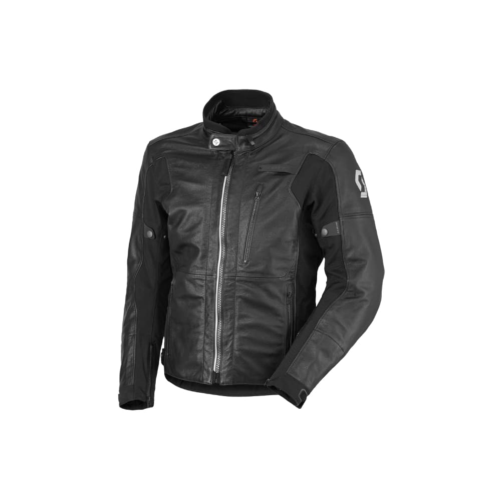 CHAQUETA SCOTT TOURANCE LEATHER DP BLACK