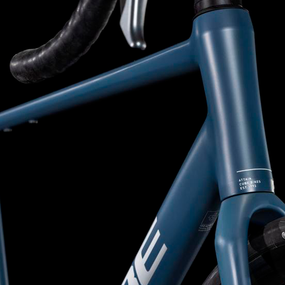 BICICLETA CUBE ATTAIN PRO NIGHTFLIGHT´N´GREY (PREVENTA)