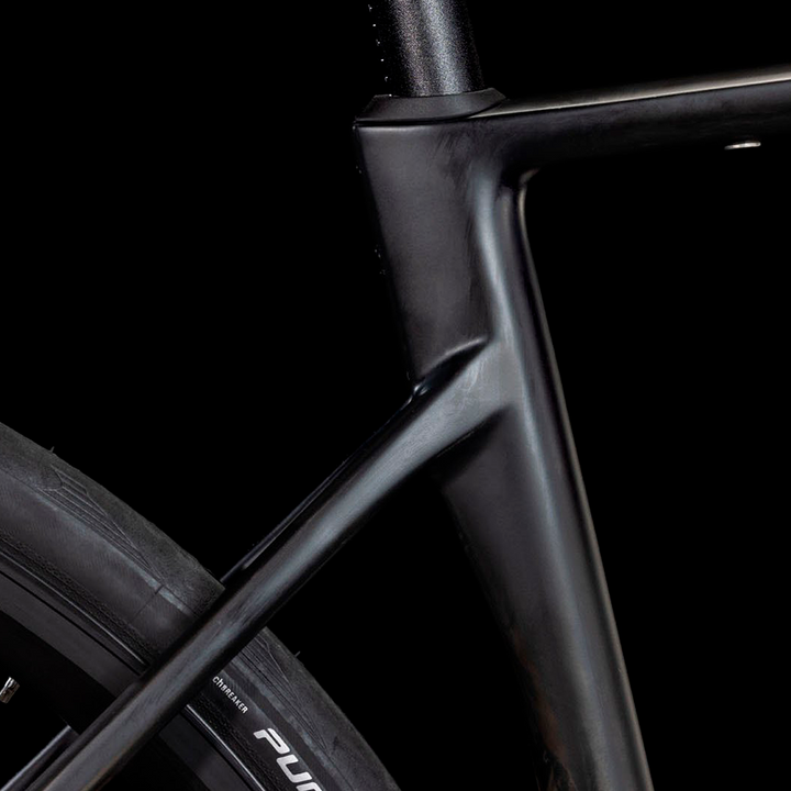 BICICLETA ruta Cube Attain C:62 Race blackline