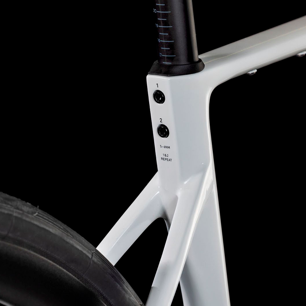 BICICLETA ruta Cube Attain C:62 SLX cotton´n´grey