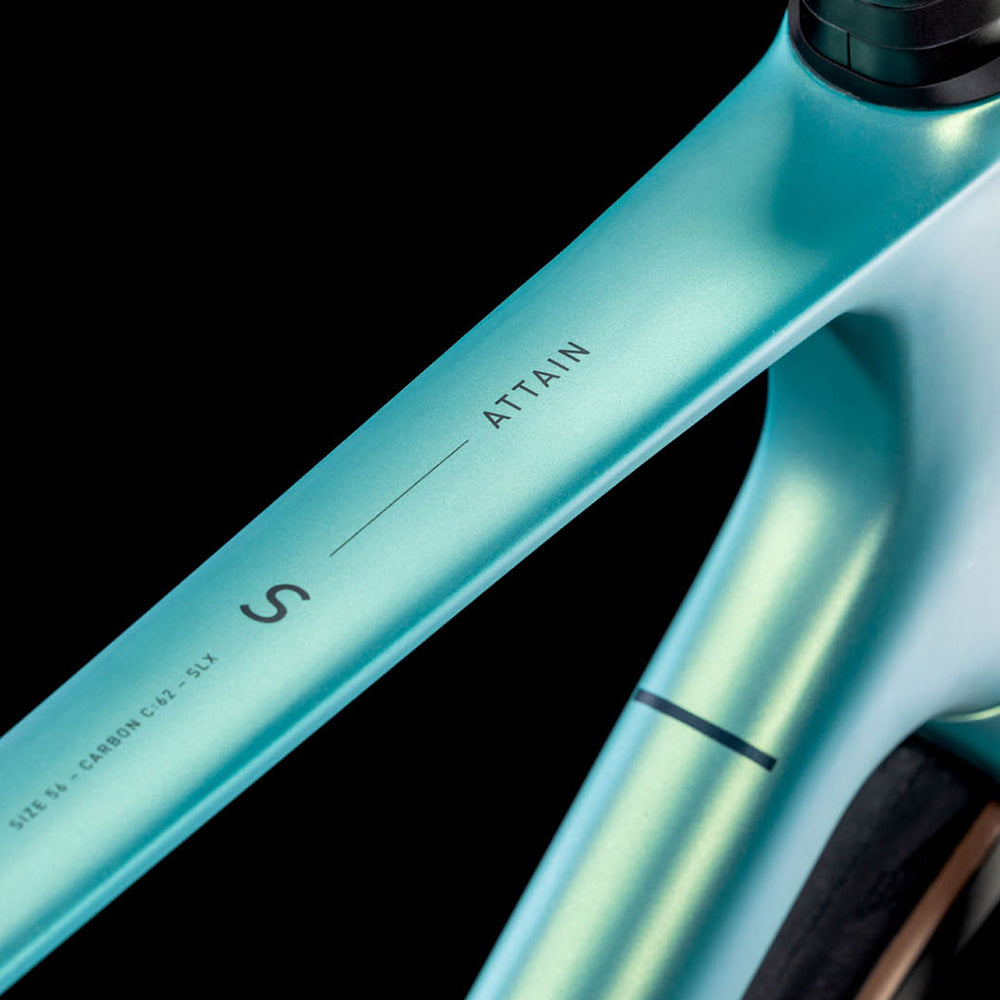 BICICLETA ruta Cube Attain C:62 SLX lagoon´n´black