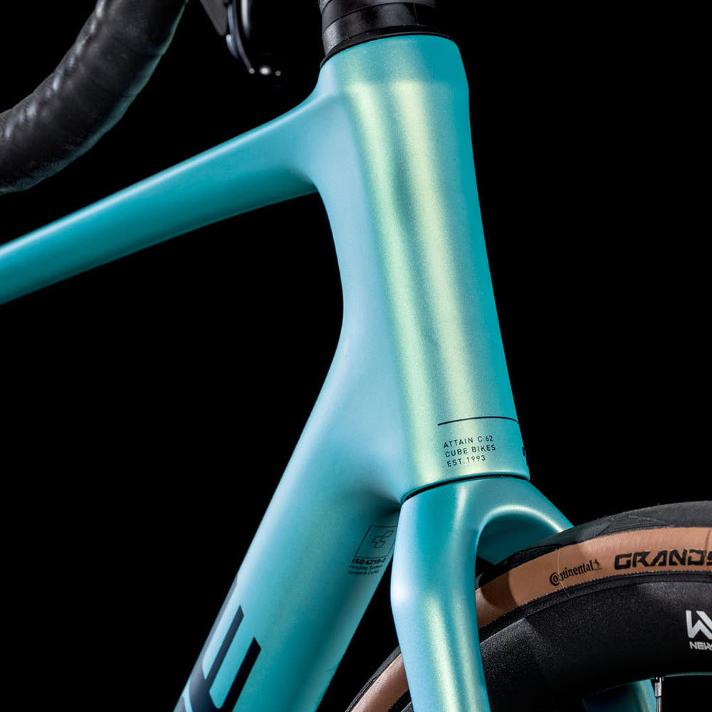 BICICLETA ruta Cube Attain C:62 SLX lagoon´n´black