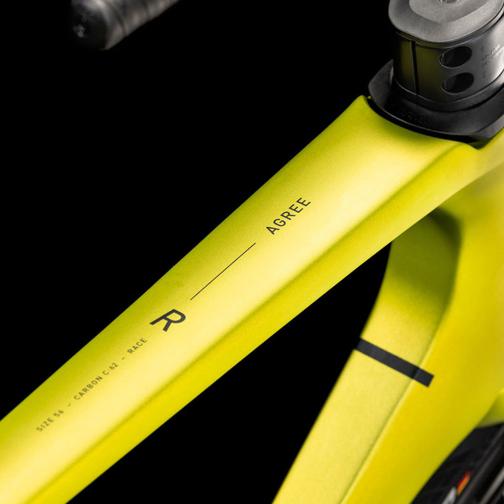 BICICLETA Cube Agree C:62 Race flashlime´n´black