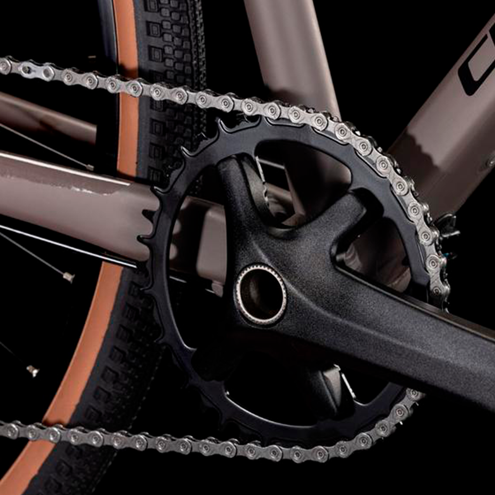 BICICLETA GRAVEL CUBE NUROAD ONE CEDAR´N´BLACK