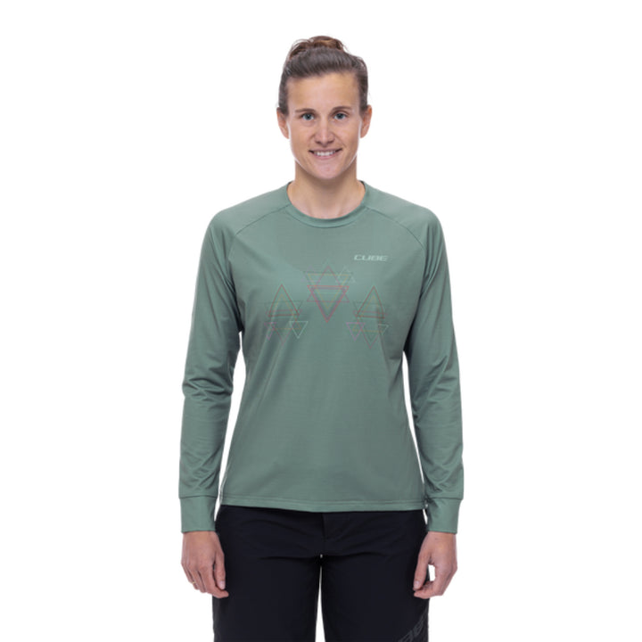 CUBE JERSEY ATX L/S WS GREEN