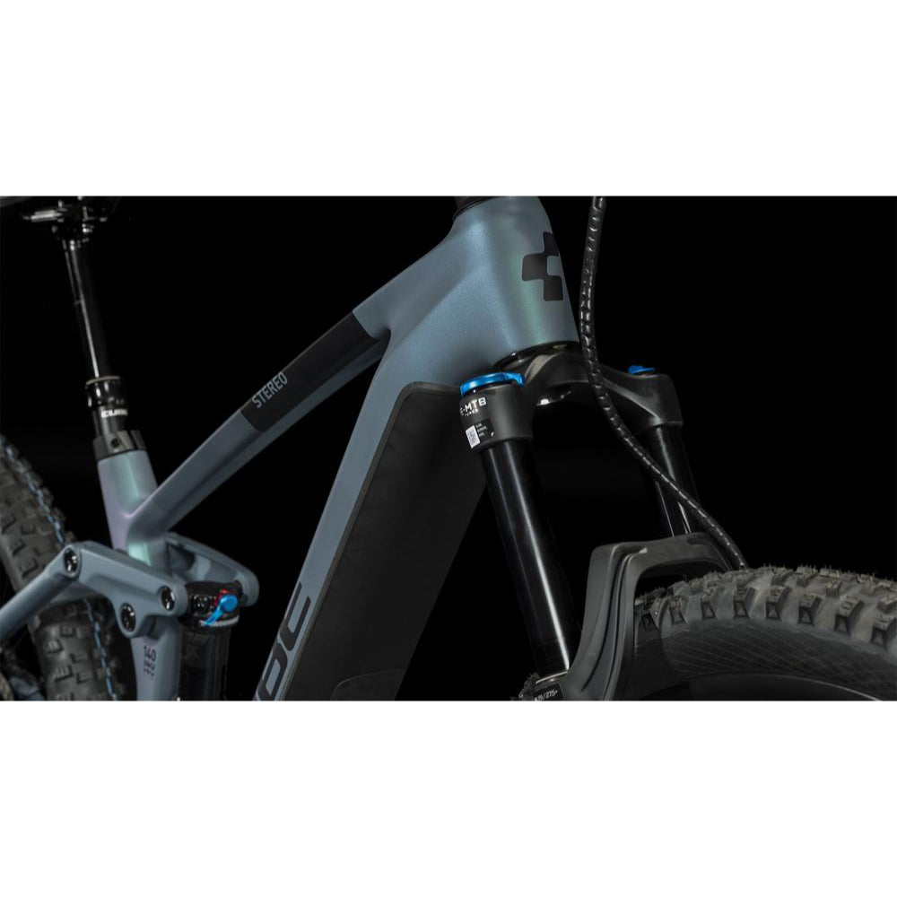 BICICLETA CUBE STEREO HYBRID 140 HPC ABS 750 SMARAGDGREY´N´BLUE