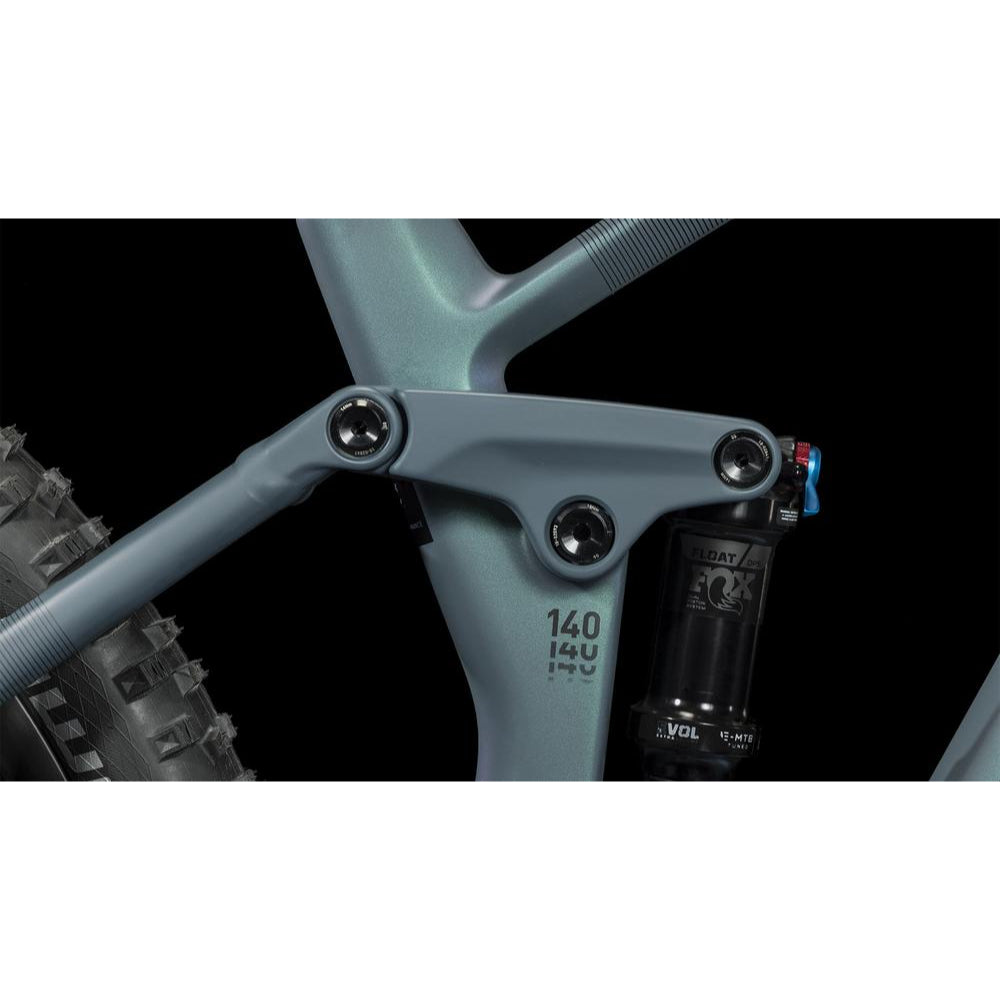 BICICLETA CUBE STEREO HYBRID 140 HPC ABS 750 SMARAGDGREY´N´BLUE