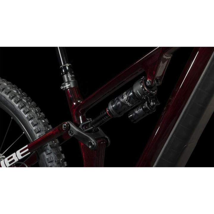 BICICLETA CUBE STEREO HYBRID ONE55 C:68X SLX 750 29 LIQUIDRED'N'CARBON