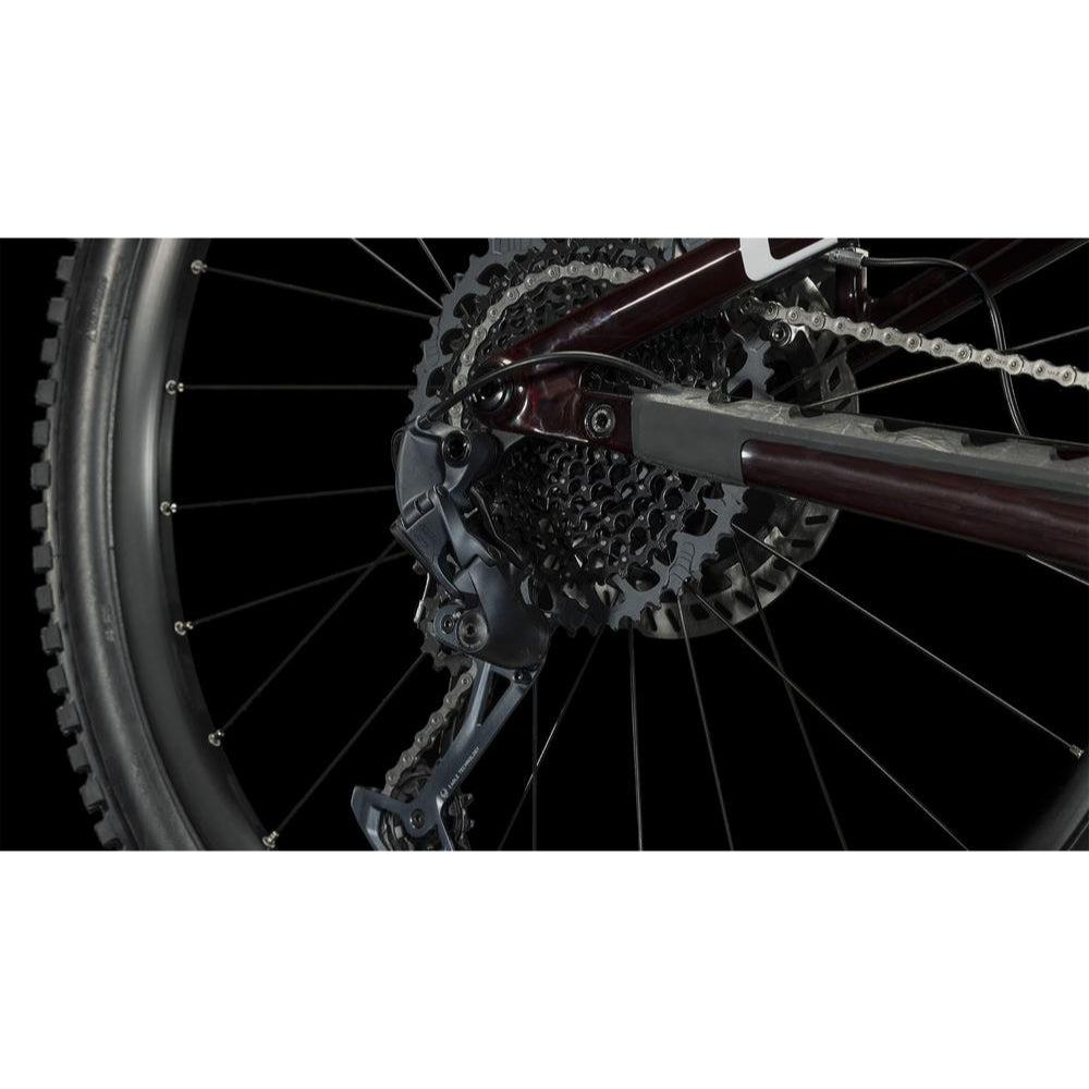 BICICLETA CUBE STEREO HYBRID ONE55 C:68X SLX 750 29 LIQUIDRED'N'CARBON