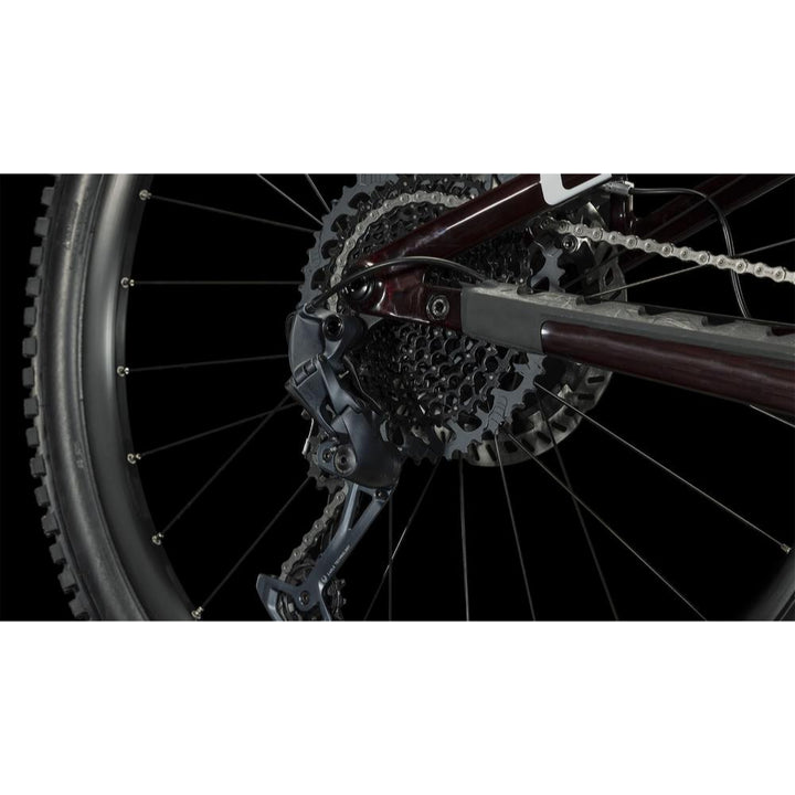 BICICLETA CUBE STEREO HYBRID ONE55 C:68X SLX 750 29 LIQUIDRED'N'CARBON