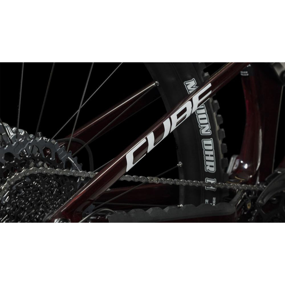BICICLETA CUBE STEREO HYBRID ONE55 C:68X SLX 750 29 LIQUIDRED'N'CARBON