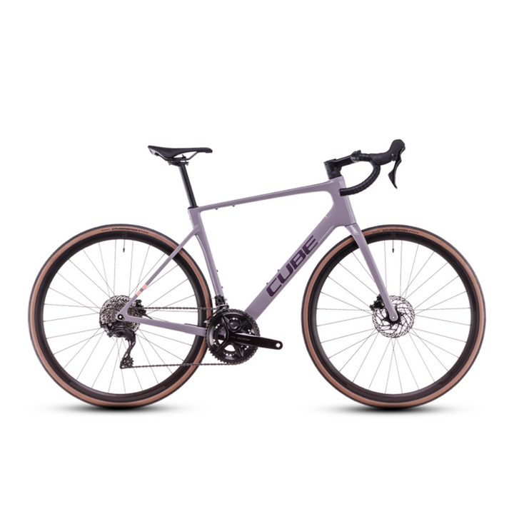 Bicicleta Ruta Cube Attain C:62 Race plumgrey´n´brink