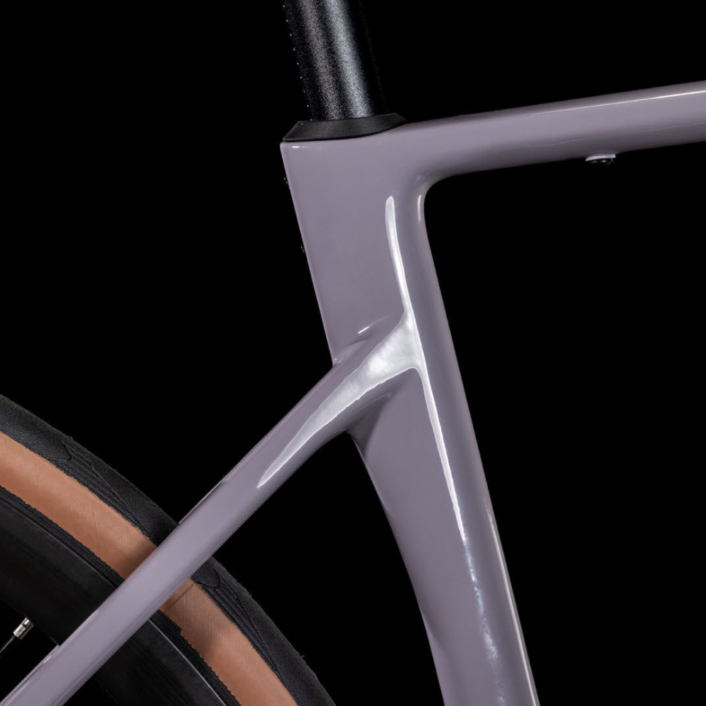 Bicicleta Ruta Cube Attain C:62 Race plumgrey´n´brink