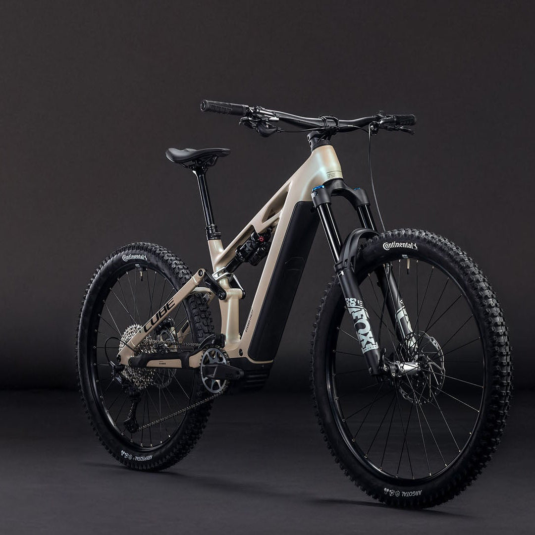 BICICLETA CUBE STEREO HYBRID ONE77 HPC SLX 800 GLINTSAND´N BLACK (Preventa)