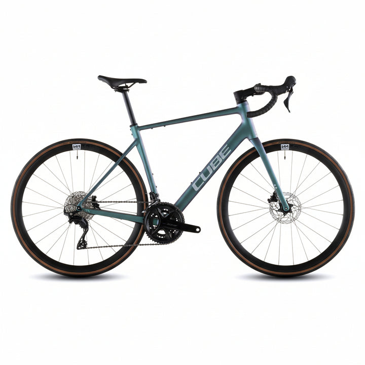 BICICLETA CUBE ATTAIN SLX SMARAGDGREY´N´PRISM (preventa)