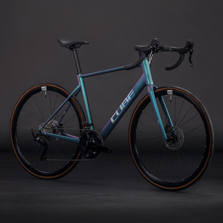 BICICLETA CUBE ATTAIN SLX SMARAGDGREY´N´PRISM (preventa)
