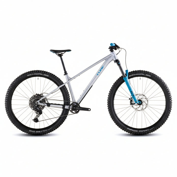 BICICLETA CUBE REACTION TM ONE RAWMETAL´N´BLUE (Preventa)
