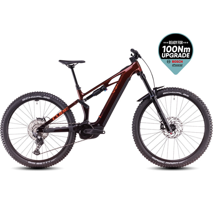 BICICLETA CUBE STEREO HYBRID ONE77 HPC RACE 800 LIQUIDORANGE